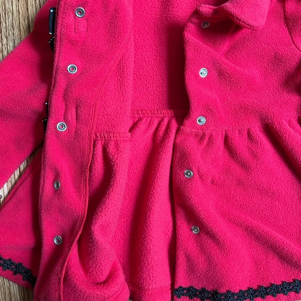 Toddler Girl Fleece Coat, Size 24 months
